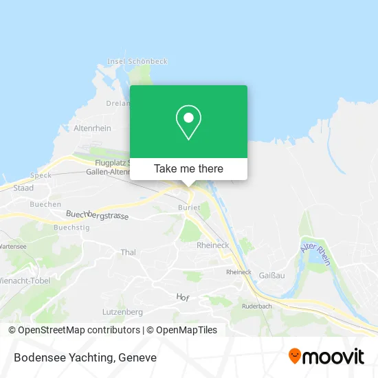 Bodensee Yachting map