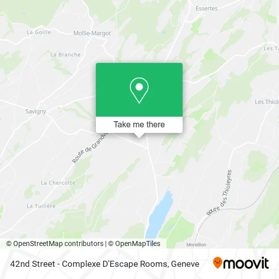 42nd Street - Complexe D'Escape Rooms map