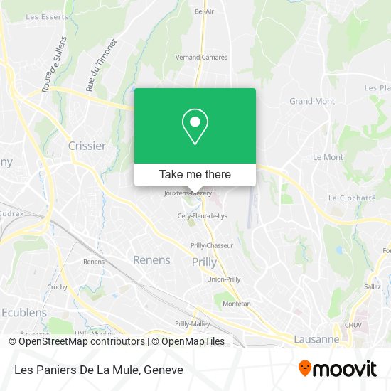 Les Paniers De La Mule map