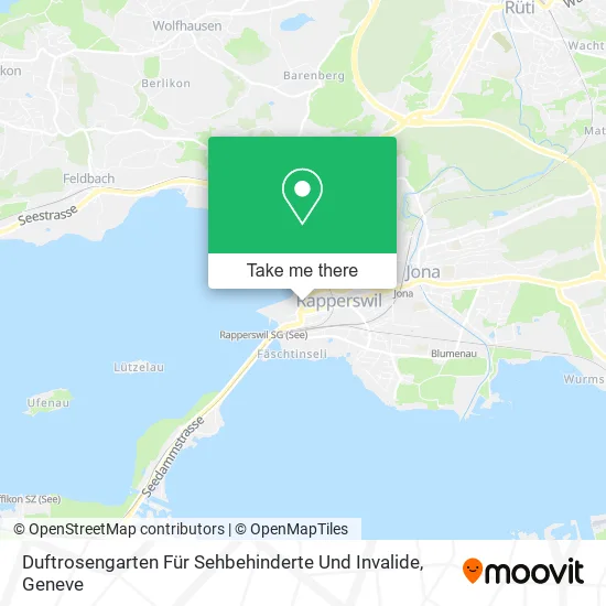 Duftrosengarten Für Sehbehinderte Und Invalide plan