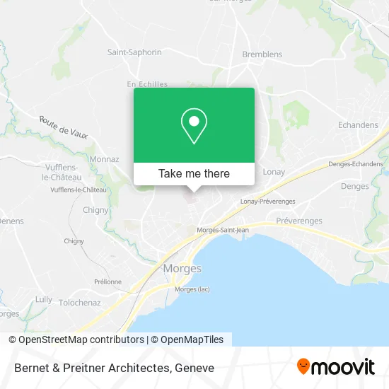 Bernet & Preitner Architectes map