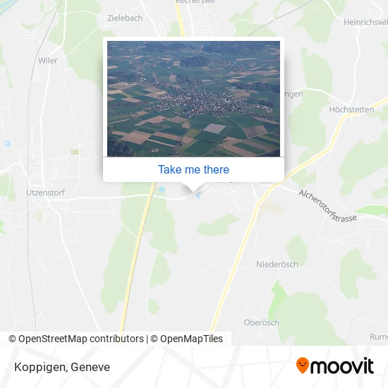 Koppigen map