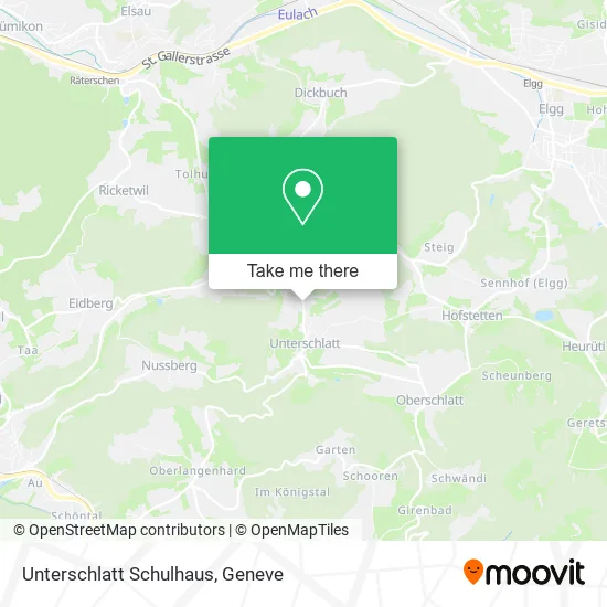Unterschlatt Schulhaus map