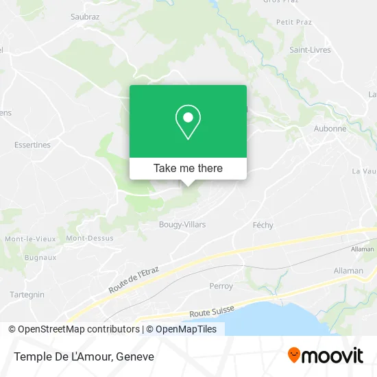 Temple De L'Amour map