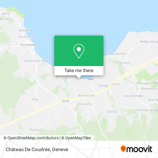 Château De Coudrée map