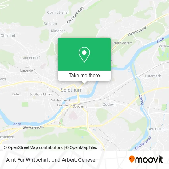 Amt Für Wirtschaft Und Arbeit map