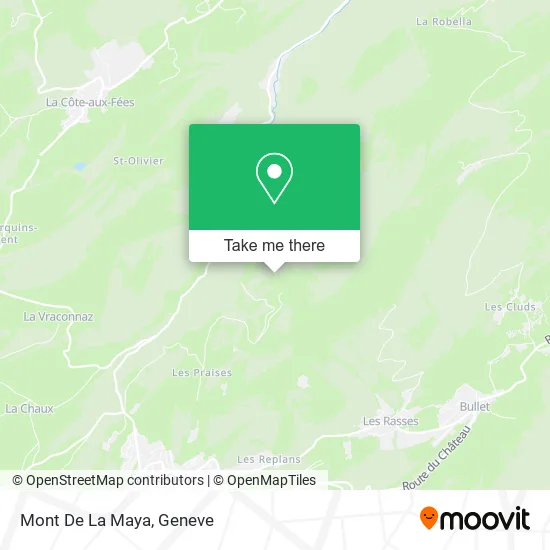 Mont De La Maya map