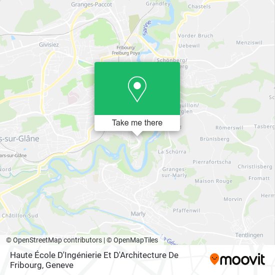 Haute École D'Ingénierie Et D'Architecture De Fribourg map