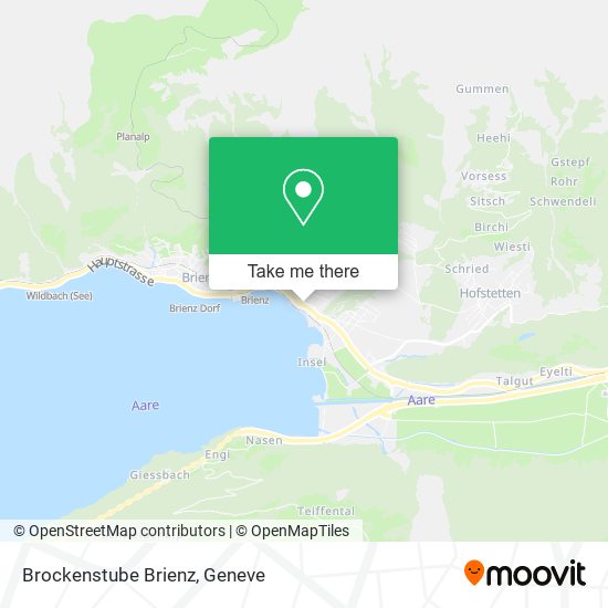 Brockenstube Brienz plan