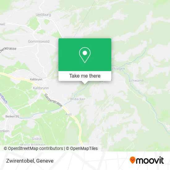 Zwirentobel map