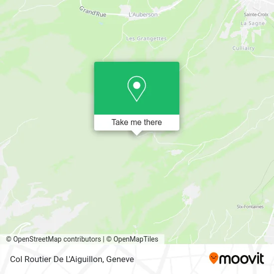 Col Routier De L'Aiguillon map