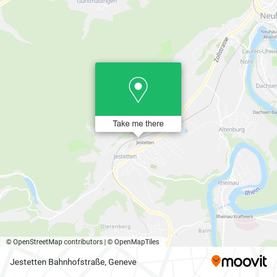 Jestetten Bahnhofstraße map