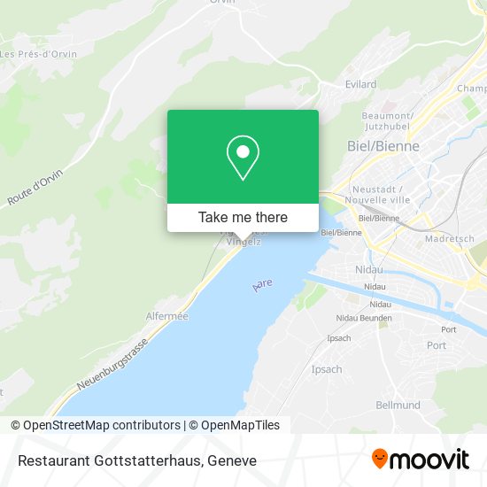 Restaurant Gottstatterhaus map