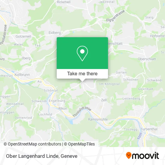Ober Langenhard Linde map