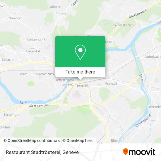 Restaurant Stadtrösterei map