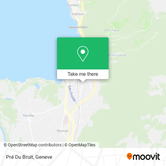Pré Du Bruit map