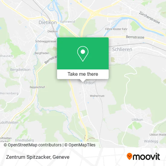 Zentrum Spitzacker map