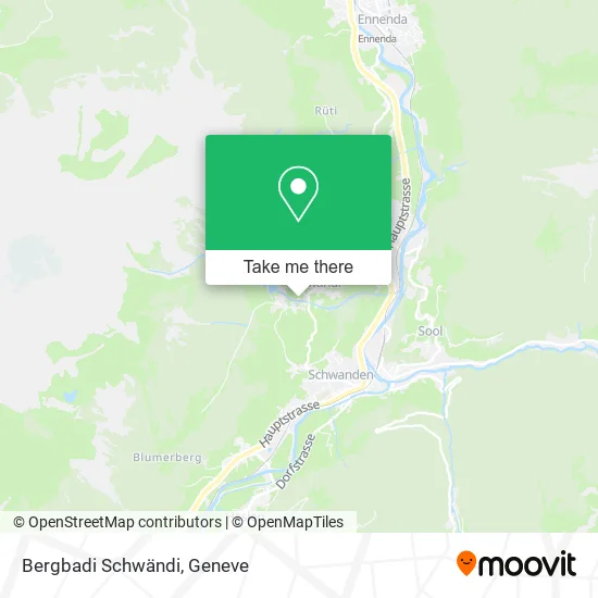 Bergbadi Schwändi map