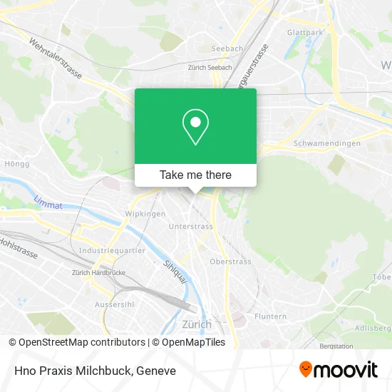 Hno Praxis Milchbuck map