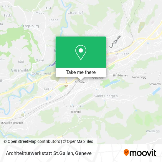 Architekturwerkstatt St.Gallen map