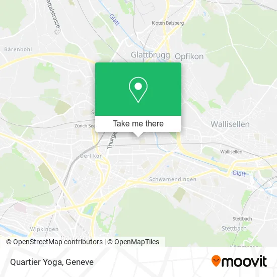 Quartier Yoga map