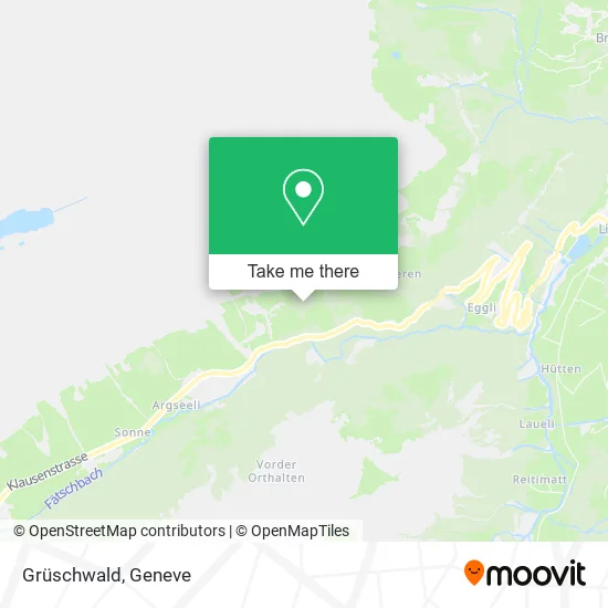 Grüschwald map