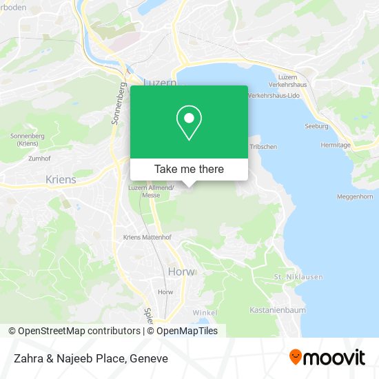 Zahra & Najeeb Place map