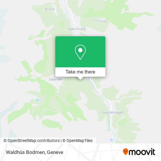 Waldhüs Bodmen map