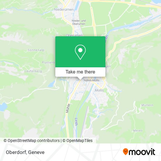 Oberdorf map