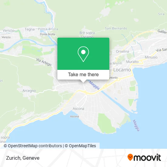 Zurich map