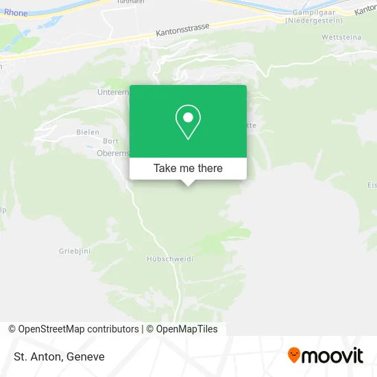 St. Anton map