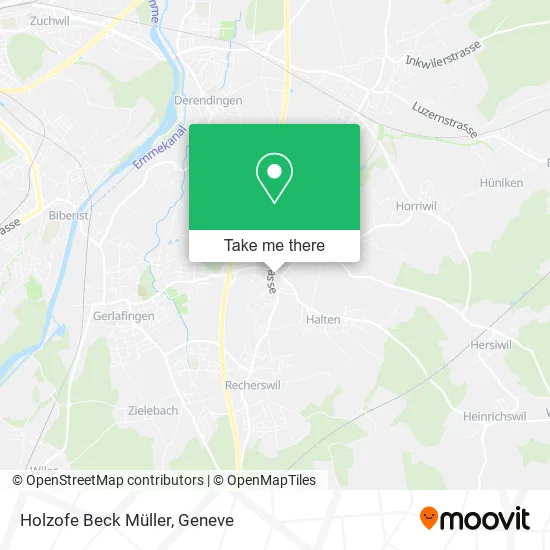 Holzofe Beck Müller map