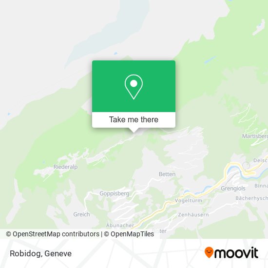 Robidog map