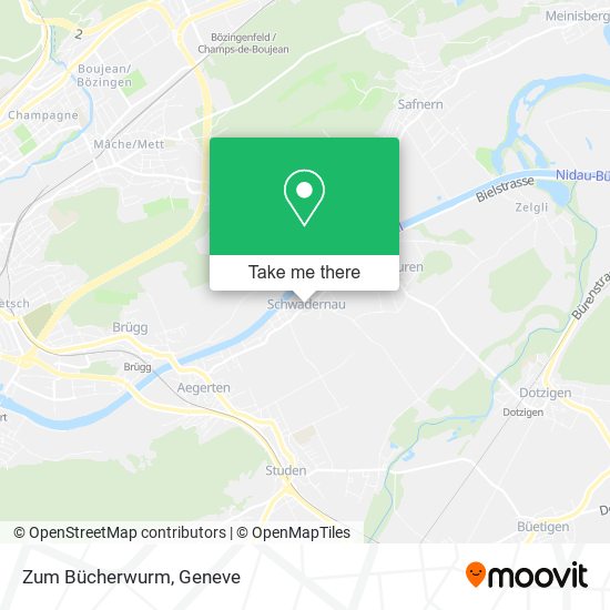 Zum Bücherwurm map