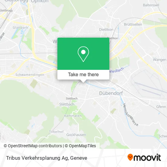 Tribus Verkehrsplanung Ag map
