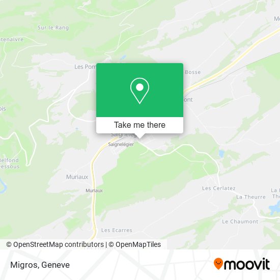 Migros map