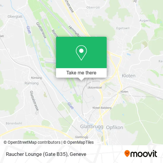 Raucher Lounge (Gate B35) map