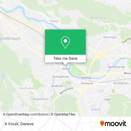 K Kiosk map