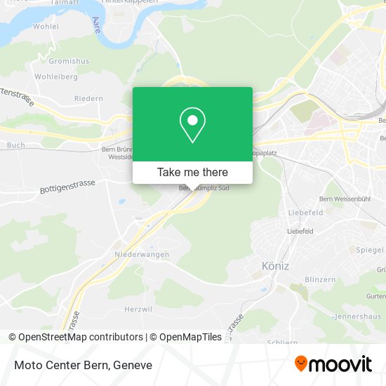 Moto Center Bern map