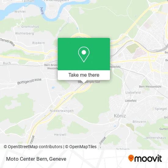 Moto Center Bern map