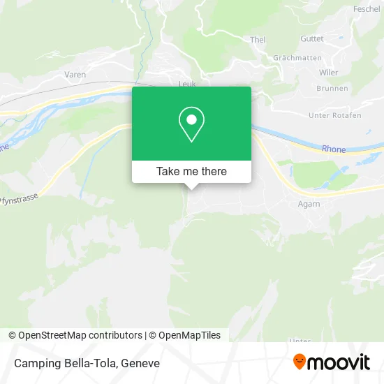 Camping Bella-Tola map
