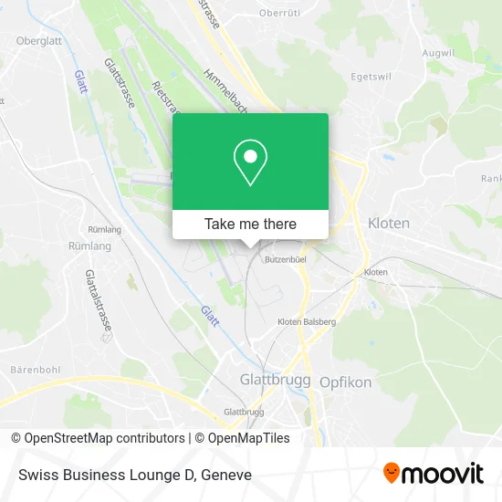 Swiss Business Lounge D map