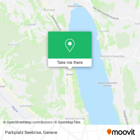 Parkplatz Seebrise map