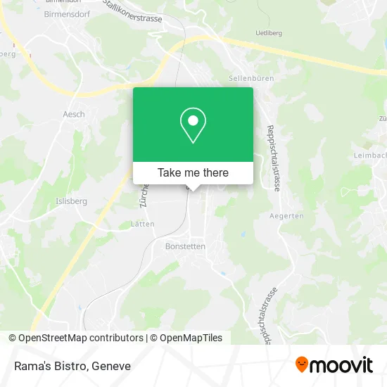 Rama's Bistro plan