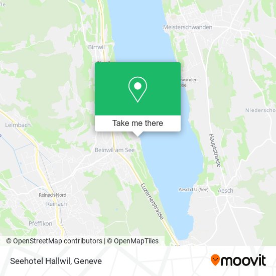 Seehotel Hallwil map