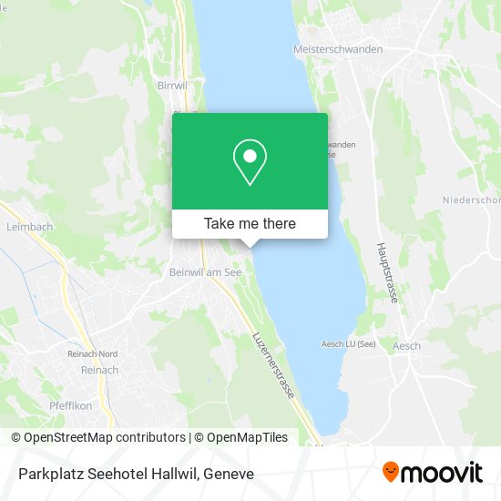 Parkplatz Seehotel Hallwil map