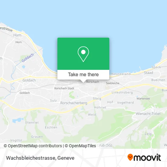 Wachsbleichestrasse map