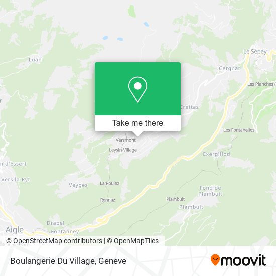 Boulangerie Du Village map