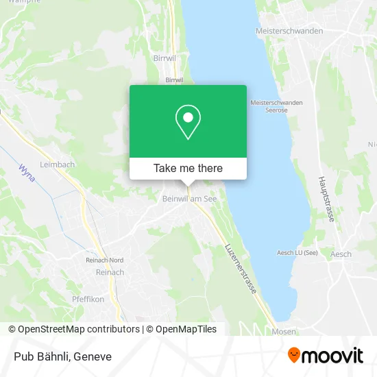 Pub Bähnli map