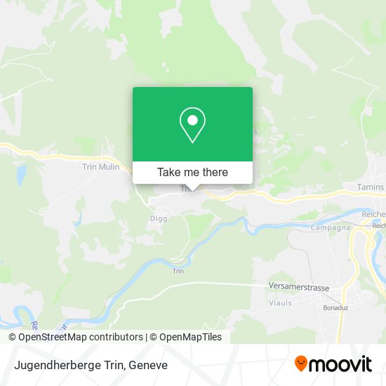 Jugendherberge Trin map